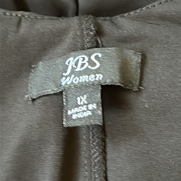 J.B.S. Black dress with Rhinestone T Accent size  1x - Picture 4 of 4